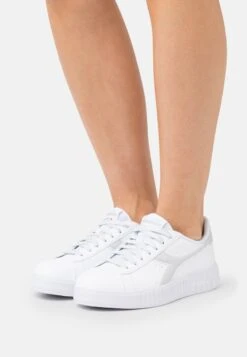 Diadora STEP - Sneaker Low - White /aluminum