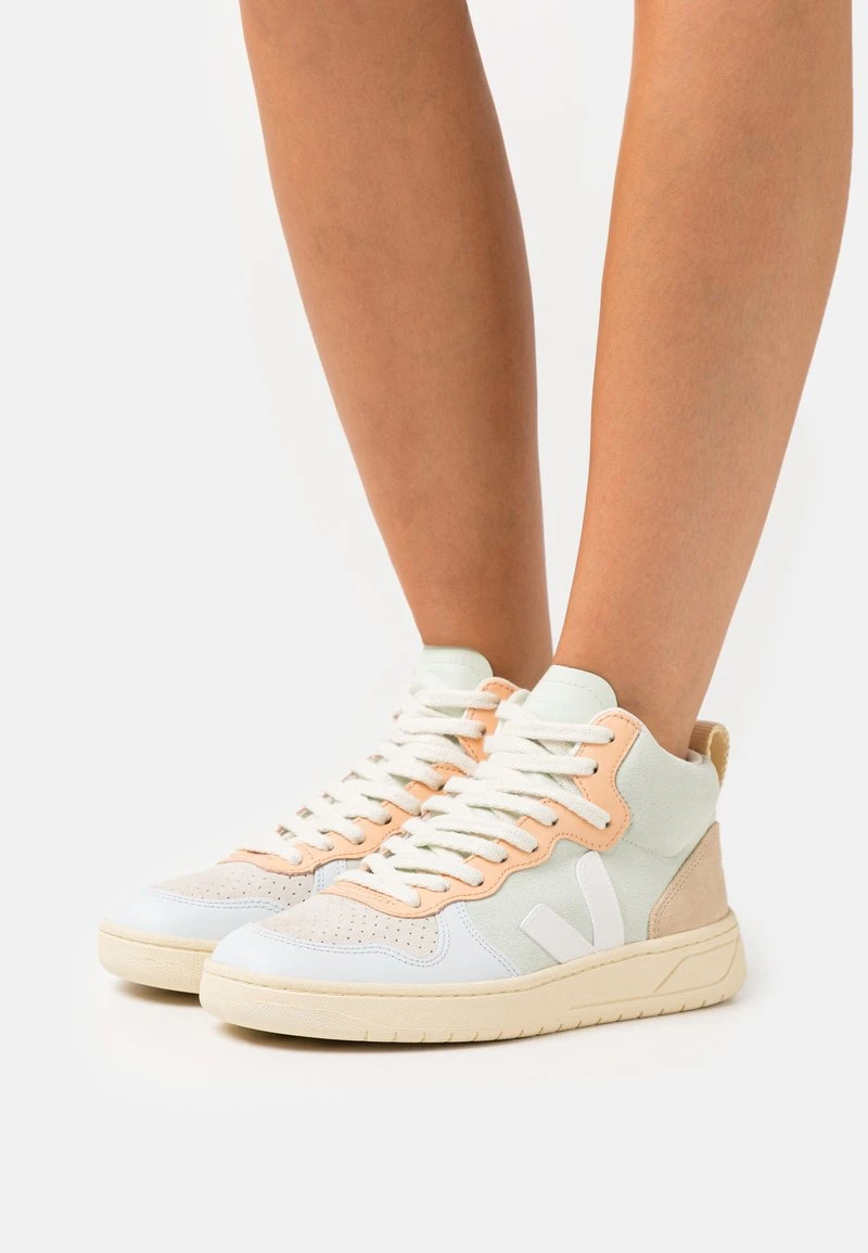 Veja V 15 - Sneaker High - Jade/white/multi-coloured 1 Veja V 15 - Sneaker High - Jade/white/multi-coloured