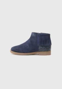 Friboo LEATHER - Keilstiefelette - Navy