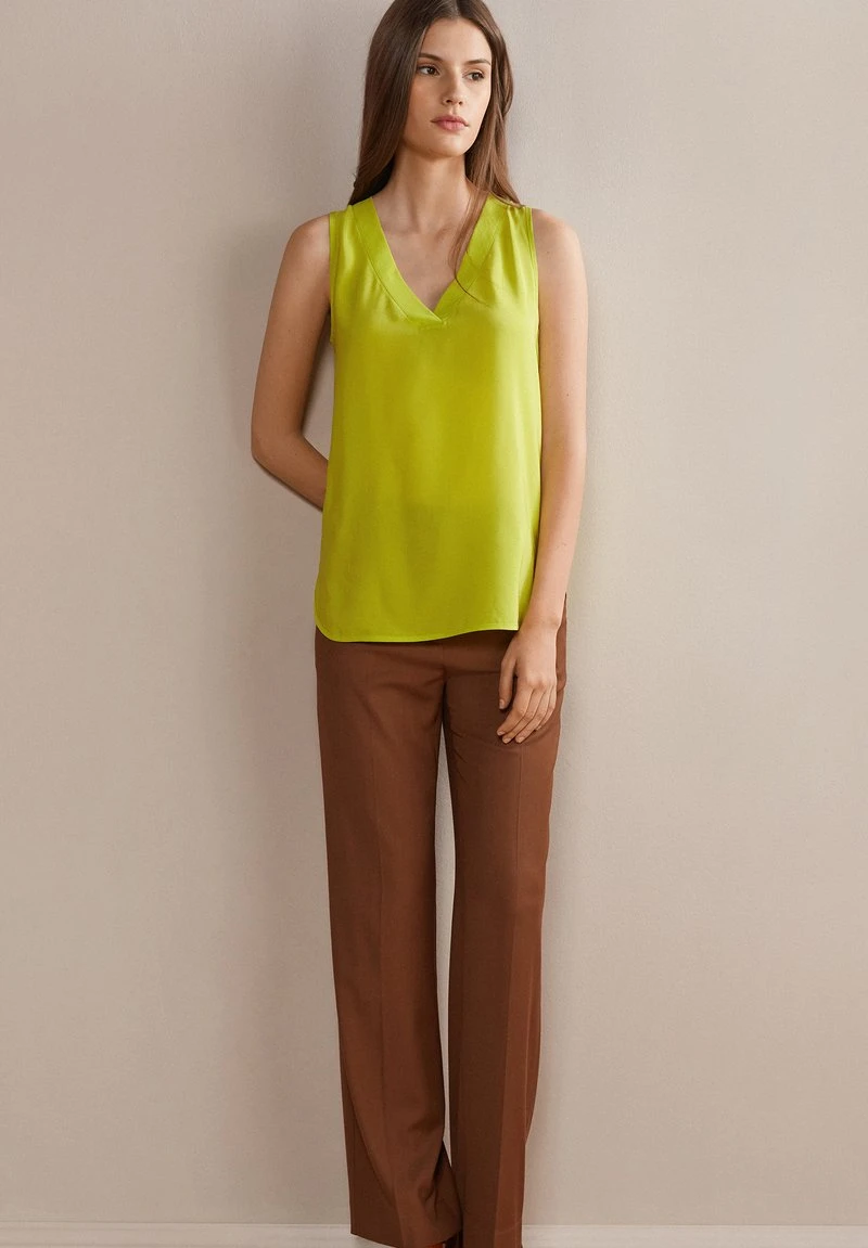 MIT V AUSSCHNITT - Bluse - Gelb Day Glo Green 2 MIT V AUSSCHNITT - Bluse - Gelb Day Glo Green – Bild 2