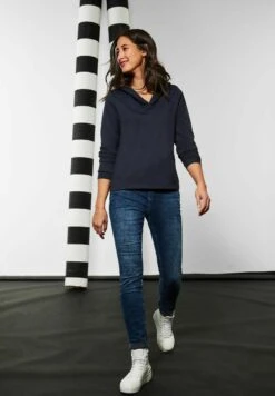 STREET ONE MIT KAPUZE - Sweatshirt - Blau 9 STREET ONE MIT KAPUZE - Sweatshirt - Blau -Friboo Verkauf Geschaft dcb4279f29934c9381fee0e34c97d606