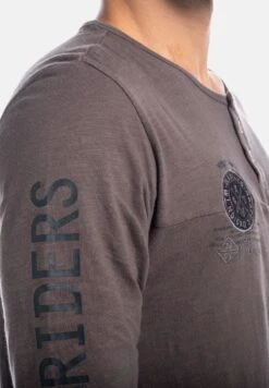 Koroshi CAMISETA LAVAD BOLSILLO - Langarmshirt - Oliva -Friboo Verkauf Geschaft dda15fd1cf3148debd710591eda77606