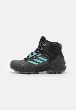 ADIDAS PERFORMANCE TERREX SWIFT R3 MID GTX - Hikingschuh - Core Black/mint Ton/grey Five