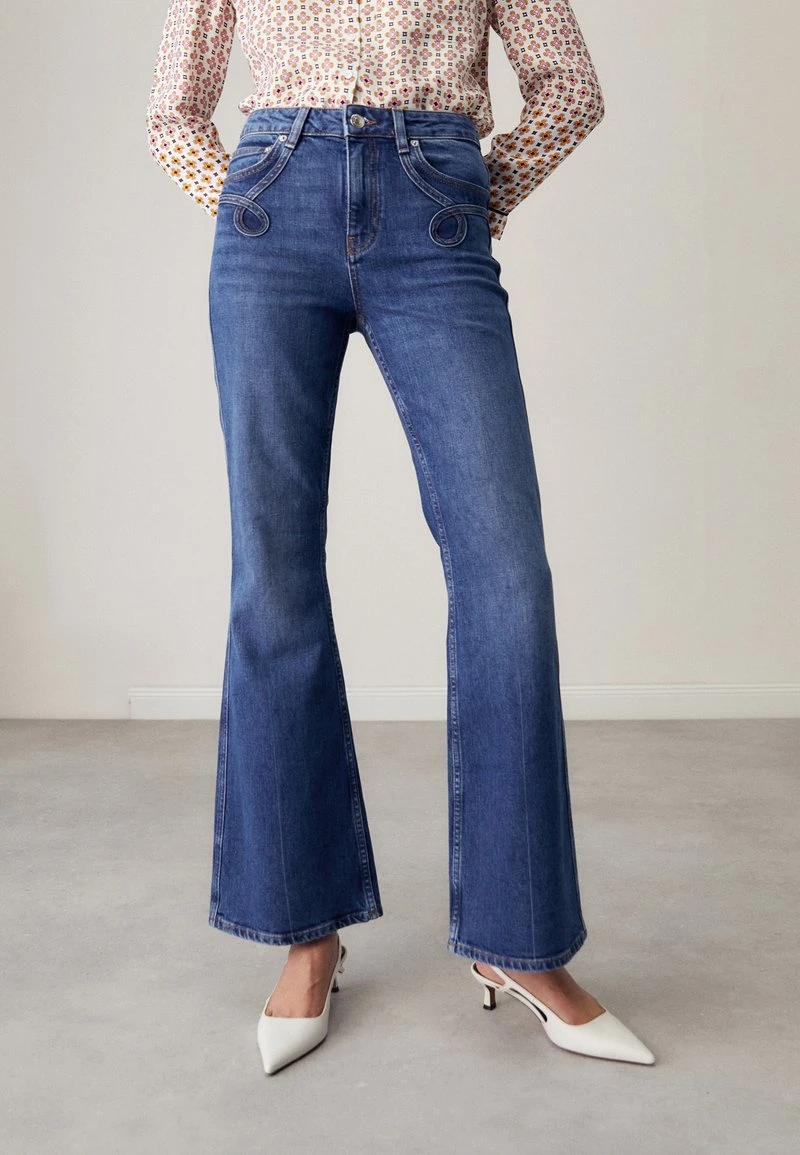 Maje PRANY - Jeans Relaxed Fit - Bleu 1 Maje PRANY - Jeans Relaxed Fit - Bleu
