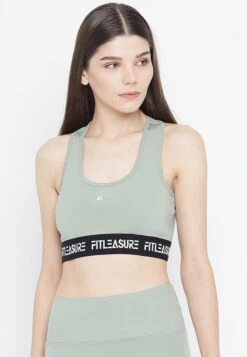 COMPACT WORKOUT TRAINING - Sport-BH Mit Mittlerer Stützkraft - Olive