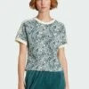 Adidas Originals X LIBERTY LONDON AOP CALI - Print T-shirt - Cream White Aurora Ivy