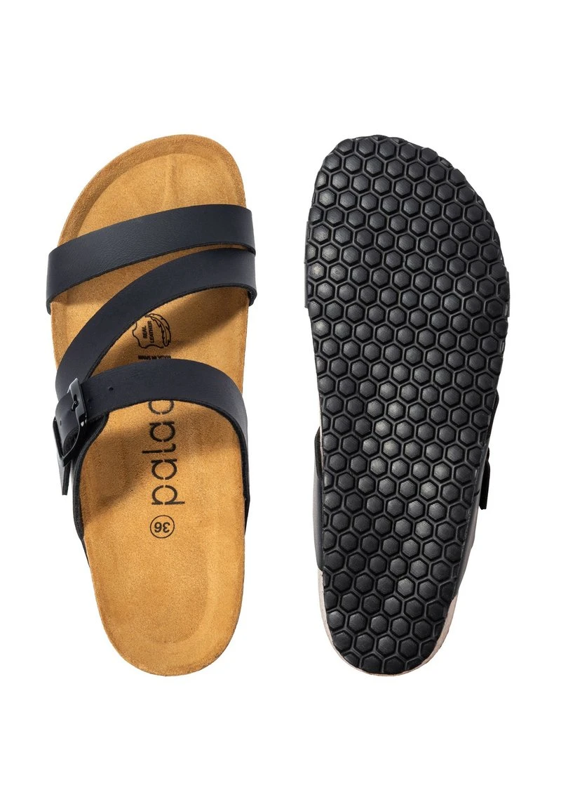 KOS - Pantolette Flach - Schwarz 3 KOS - Pantolette Flach - Schwarz – Bild 3