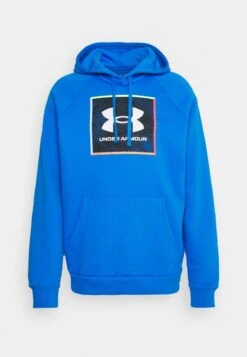 Under Armour RIVAL GRAPHIC HOODIE - Sweatshirt - Black/white -Friboo Verkauf Geschaft e366072a3fde478f9b62e405909a3a1a