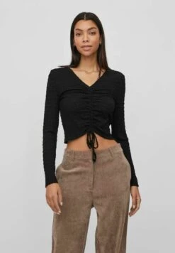 Vila KORDELZUG - Langarmshirt - Black