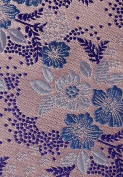 2 SET - Einstecktuch - Erika Violett Blumen Pastell Blau Royalblau Nachtblau Perlviolett -Friboo Verkauf Geschaft e42dda7279e84c7bb851cc116edf37bc