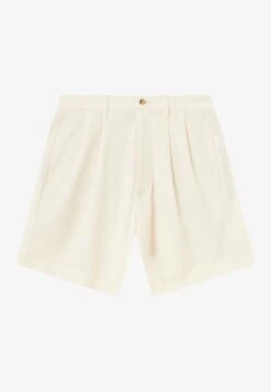 DOUBLE PLEATED UNISEX - Shorts - Antique White 16 DOUBLE PLEATED UNISEX - Shorts - Antique White -Friboo Verkauf Geschaft e488b1d5f2c8461b985654ccc2349150