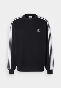 Adidas Originals OVERSIZE CREW - Sweatshirt - Grey/black -Friboo Verkauf Geschaft e5f97f8d77424eb7bbe6d85b8b47b2a8