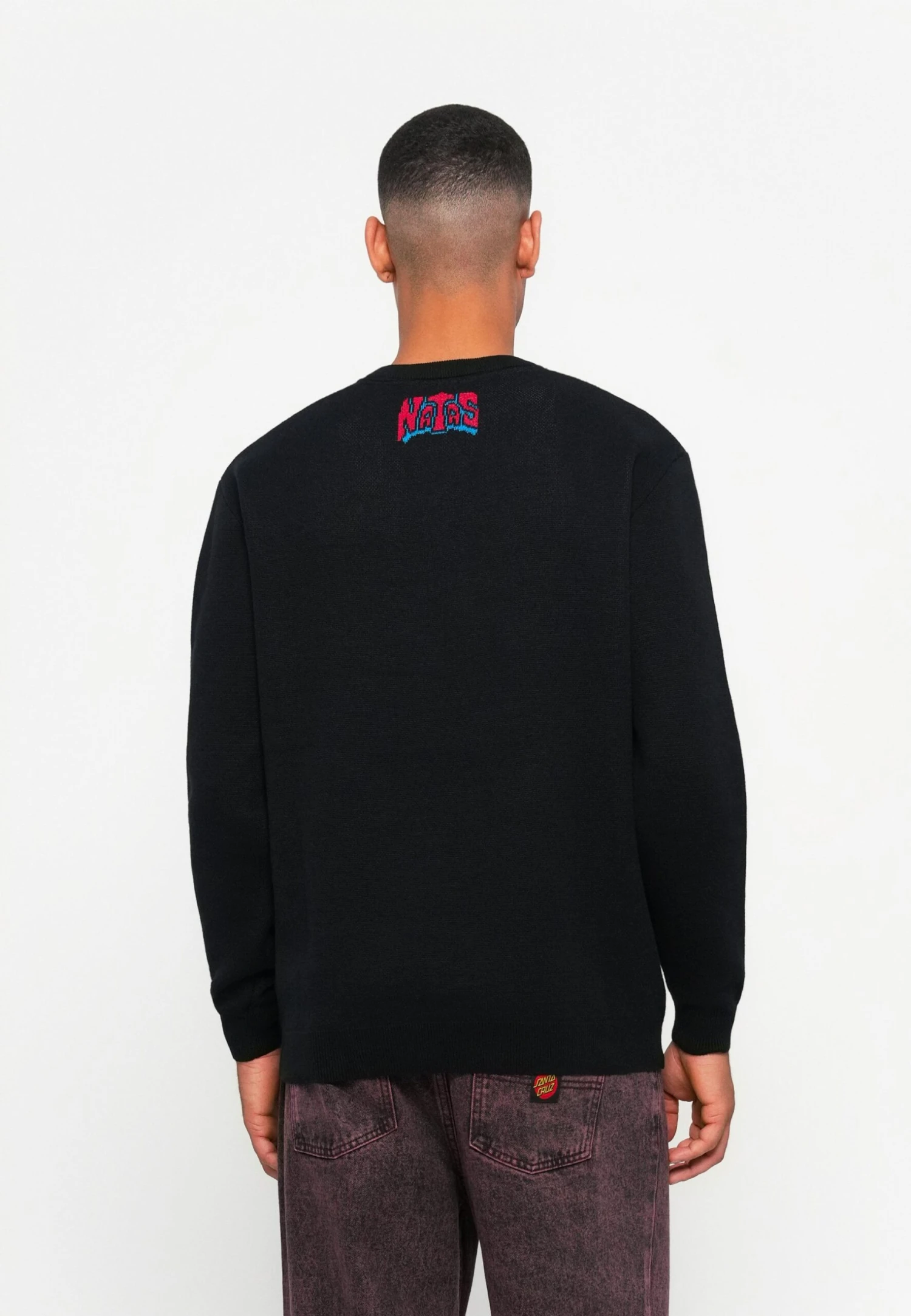 Santa Cruz NATAS PANTHER CREW UNISEX - Jumper - Black 2 Santa Cruz NATAS PANTHER CREW UNISEX - Jumper - Black – Bild 2