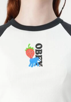 Obey Clothing STRAWBERRY EYES - Print T-shirt - White -Friboo Verkauf Geschaft e7f25b2a00294e0da3d4830be8ee5c17