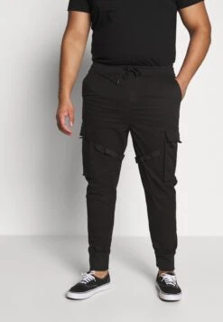 URBAN CLASSICS TACTICAL TROUSER - Cargohose - Black