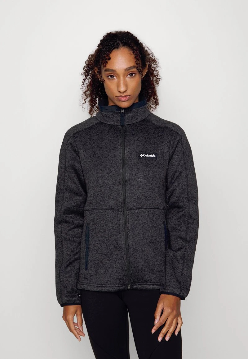 Columbia WEATHER™ FULL ZIP - Fleecejacke - Black Heather 1 Columbia WEATHER™ FULL ZIP - Fleecejacke - Black Heather