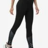 HIGH-RISE DIAMOND TRAINING RUNNING - Tights - Black