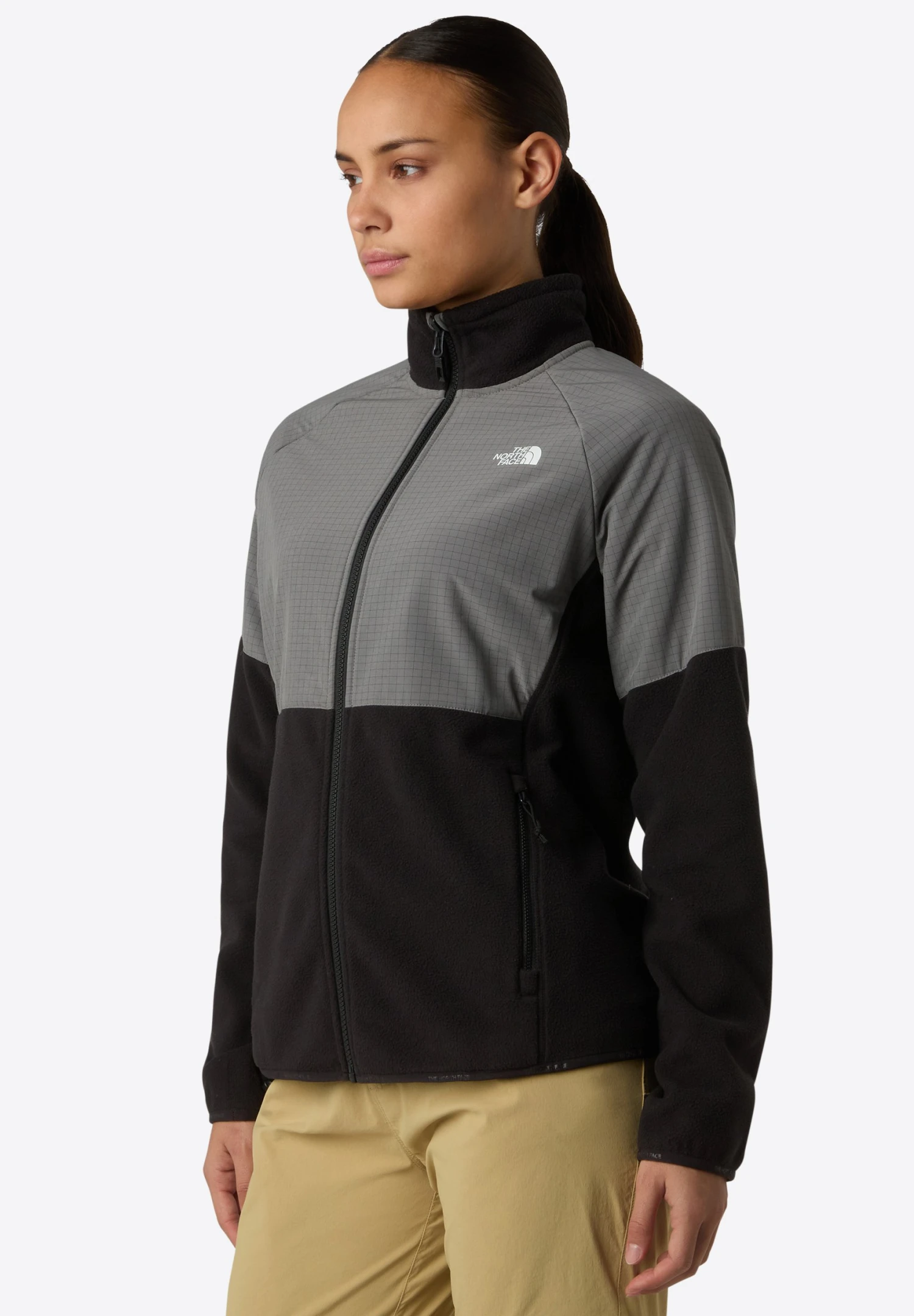 The North Face W GLACIER HEAVYWEIGHT FULL ZIP JACKET - Fleece Jacket - Tnf Black Smoked Pearl 1 The North Face W GLACIER HEAVYWEIGHT FULL ZIP JACKET - Fleece Jacket - Tnf Black Smoked Pearl