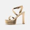 MICHAEL Michael Kors PAOLA PLATFORM - Plateausandalette - Gold-coloured