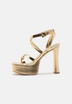 MICHAEL Michael Kors PAOLA PLATFORM - Plateausandalette - Gold-coloured
