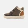 Friboo LEATHER - Sneaker High - Khaki
