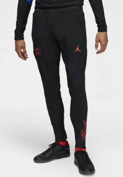 Nike Performance PARIS GERMAIN STRIKE AWAY - Stoffhose - Black/bright Crimson