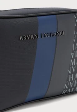 Armani Exchange BEAUTY CASE UNISEX - Bum Bag - Deep Navy/estate Blue/deep Navy Shiny -Friboo Verkauf Geschaft ea9b51b30fe049d6b3845ce1a4379190