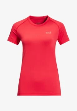 Jack Wolfskin TOURER VENT T W - Sport T-shirt - Tulip Red -Friboo Verkauf Geschaft eab2028543494f85ae7b5c5415d565ae