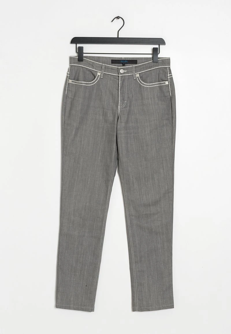 Escada Jeans Straight Leg - Grey 1 Escada Jeans Straight Leg - Grey