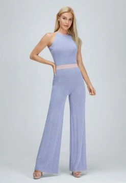 TWO-TONE BLEND - Jumpsuit - Purple