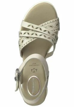 Tamaris Keilsandalette - Offwhite -Friboo Verkauf Geschaft eed910e808a846e6a9b151d170933b62