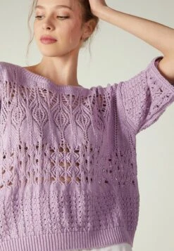 MIT GEHÄKELTEM U-BOOT-AUSSCHNITT - Strickpullover - Violett Wisteria 7 MIT GEHÄKELTEM U-BOOT-AUSSCHNITT - Strickpullover - Violett Wisteria -Friboo Verkauf Geschaft eee90907626f499f92476fa1f48f085d