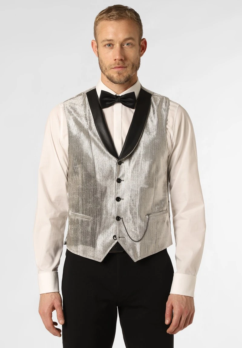 PADDY - Anzugweste - Silber 1 PADDY - Anzugweste - Silber
