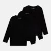 Friboo UNISEX 3 PACK - Langarmshirt - Black
