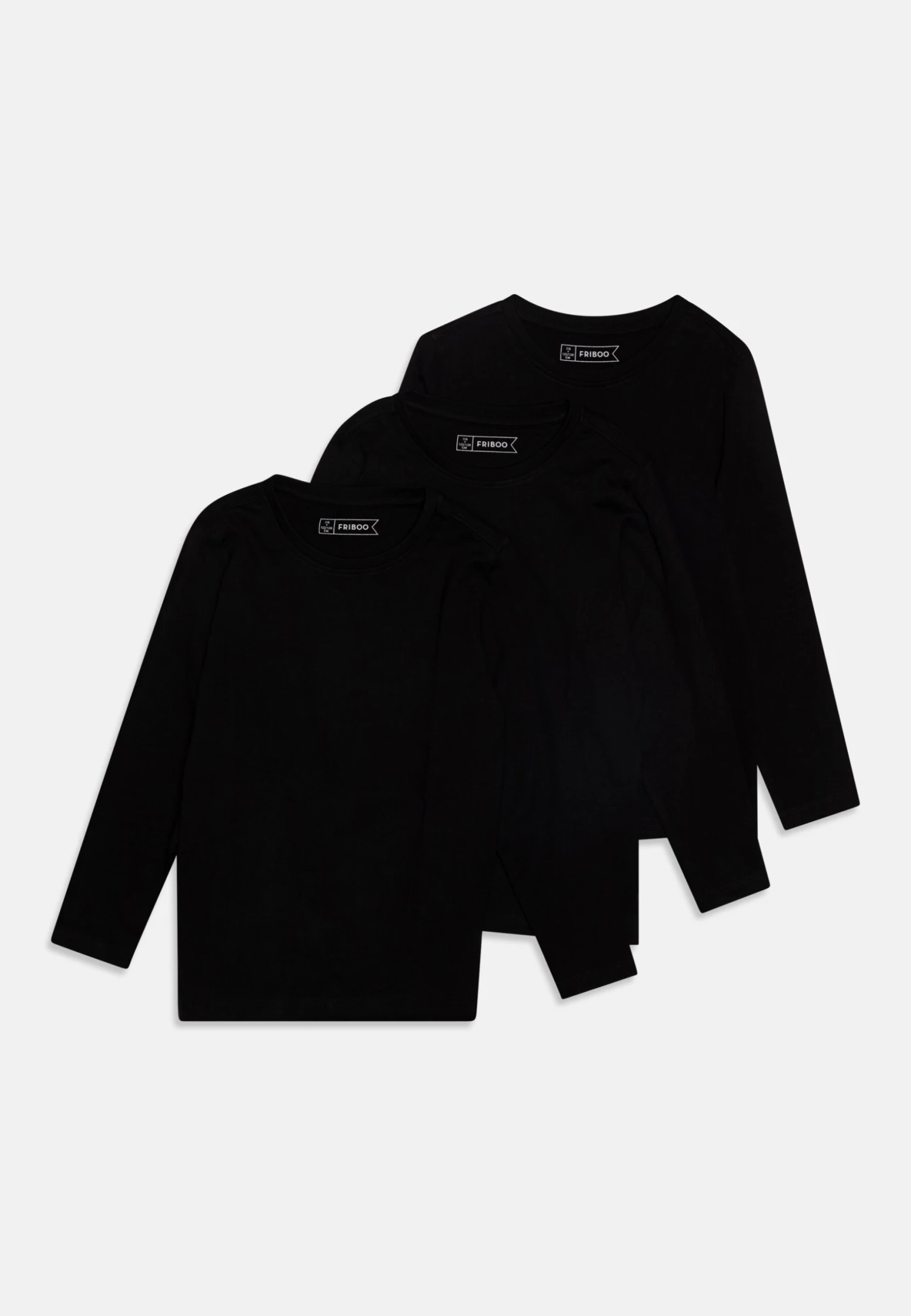 Friboo UNISEX 3 PACK - Langarmshirt - Black 1 Friboo UNISEX 3 PACK - Langarmshirt - Black
