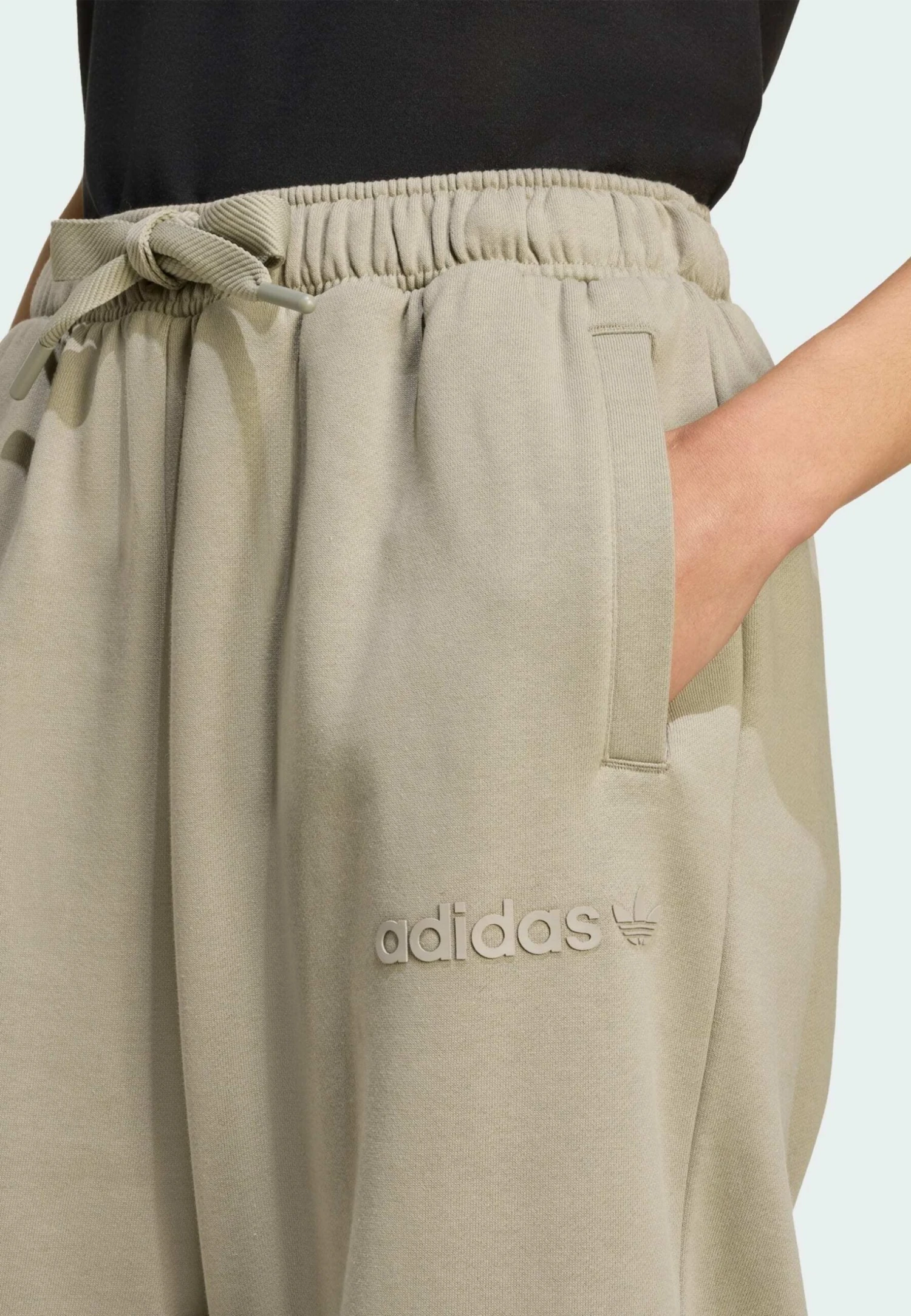 Adidas Originals ESSENTIALS LINEAR JOGGER - Tracksuit Bottoms - Silver Pebble 3 Adidas Originals ESSENTIALS LINEAR JOGGER - Tracksuit Bottoms - Silver Pebble – Bild 3