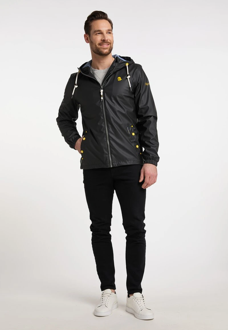 Schmuddelwedda Regenjacke / Wasserabweisende Jacke - Schwarz 2 Schmuddelwedda Regenjacke / Wasserabweisende Jacke - Schwarz – Bild 2