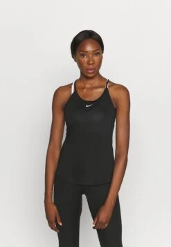 Nike Performance ONE TANK - Top - Black/white
