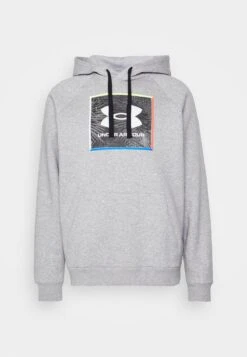 Under Armour RIVAL GRAPHIC HOODIE - Sweatshirt - Black/white -Friboo Verkauf Geschaft f54b053e821d43deb6774009d88d8e2f