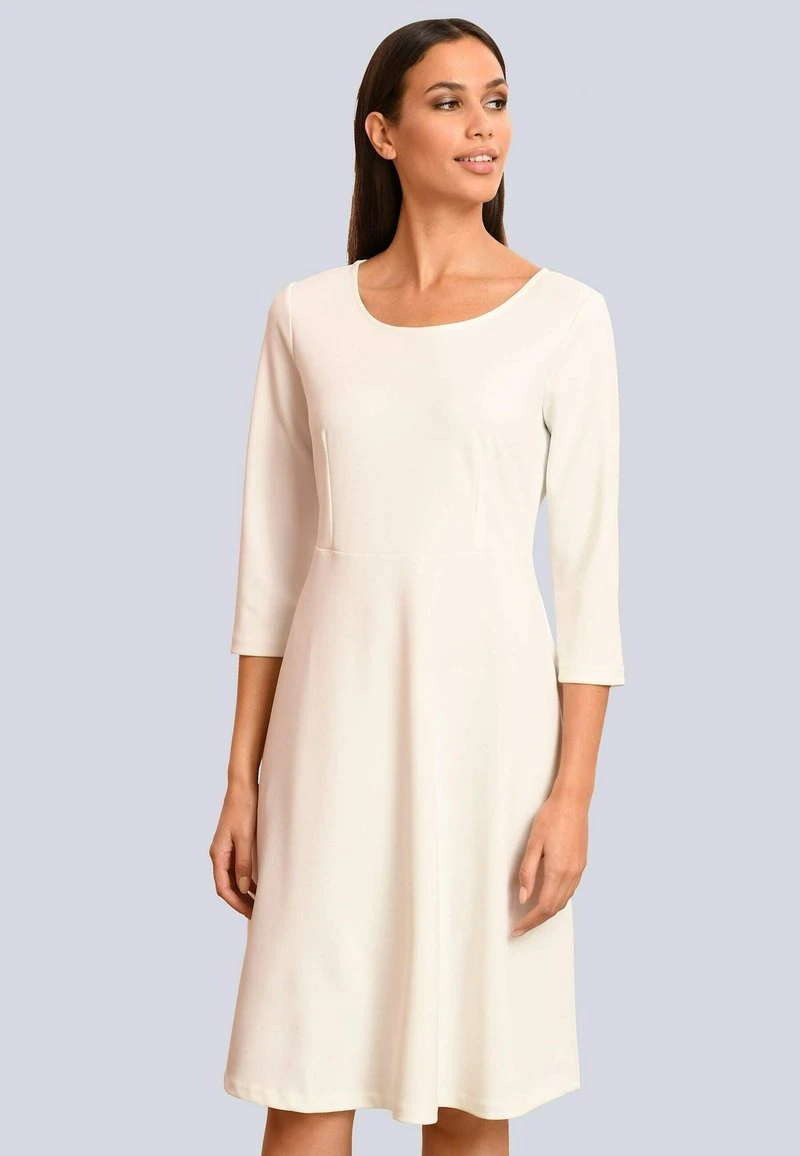 Freizeitkleid - Weiß 1 Freizeitkleid - Weiß