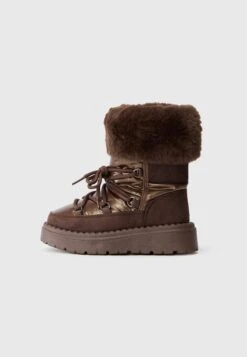 Friboo Schnürstiefelette - Bronze-coloured