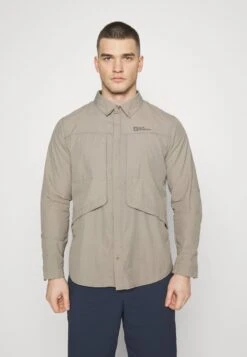 Jack Wolfskin DISKOVERA LS SHIRT M - Outdoorjacke - Misty Green