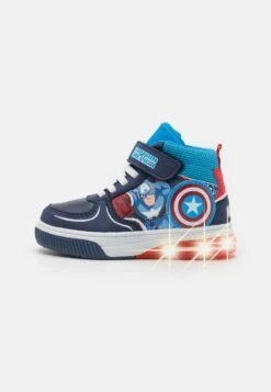 Friboo MARVEL CAPTAIN AMERICA BLINKING SHOES - Sneaker High - Dark Blue/blue