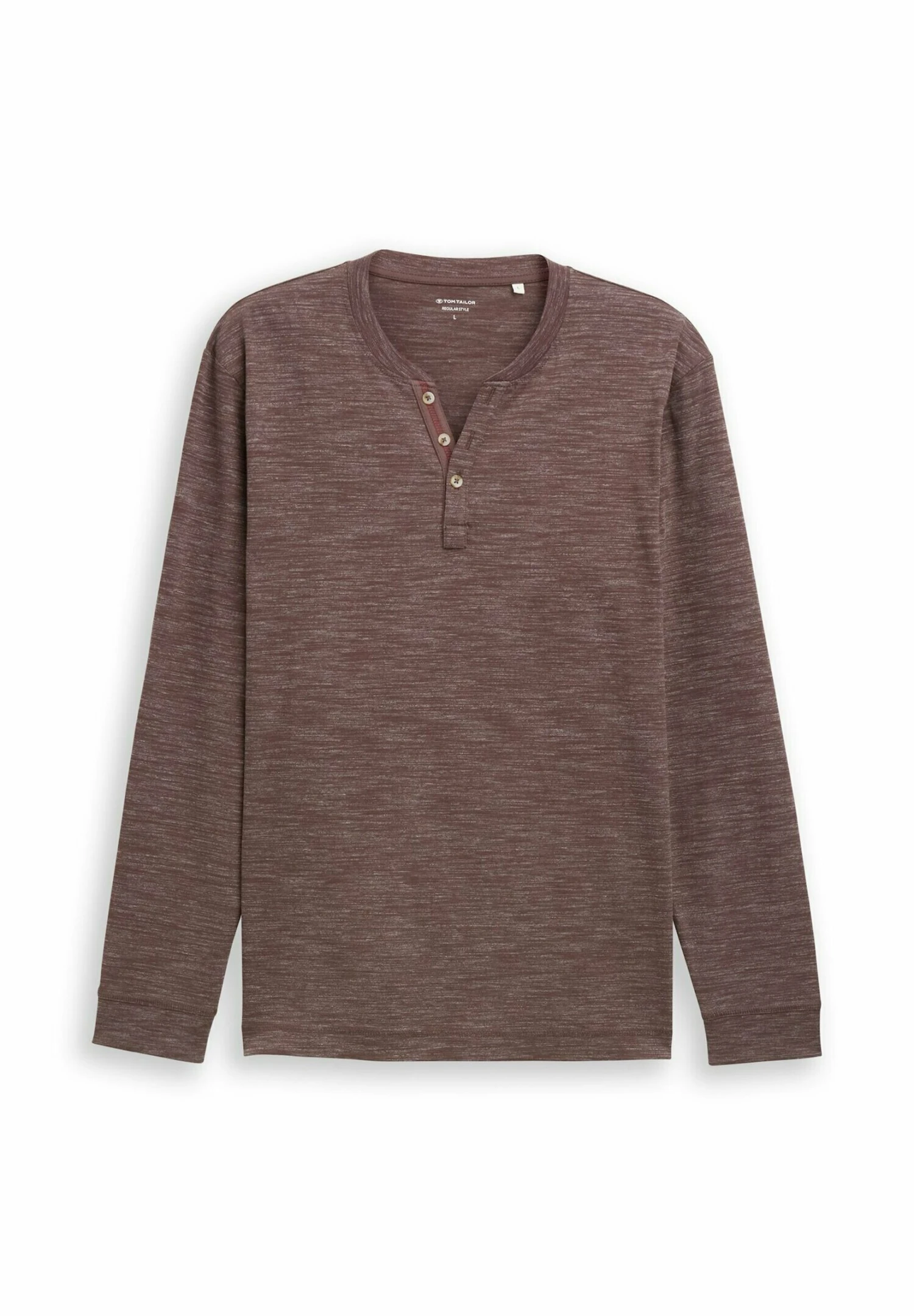 Tom Tailor SERAFINO - Long Sleeved Top - Bag Brown Inejcted 5 Tom Tailor SERAFINO - Long Sleeved Top - Bag Brown Inejcted – Bild 5