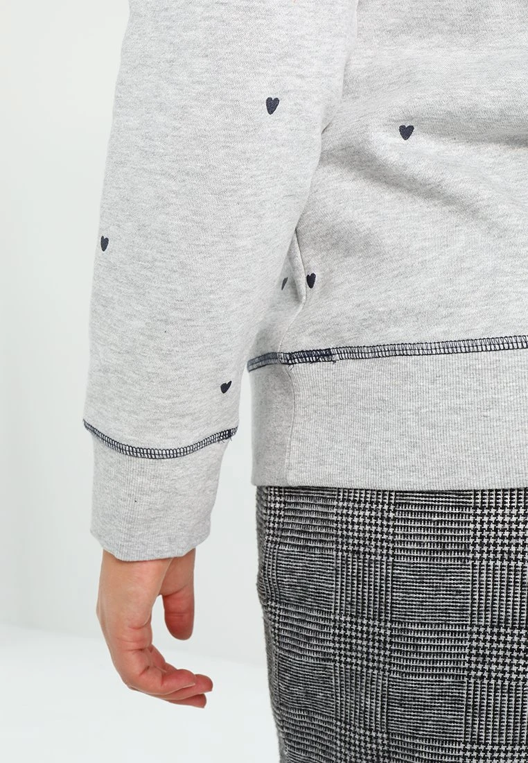 ONLY CARMAKOMA ONLCARNADINE HIGHNECK - Sweatshirt - Light Grey Melange 5 ONLY CARMAKOMA ONLCARNADINE HIGHNECK - Sweatshirt - Light Grey Melange – Bild 5