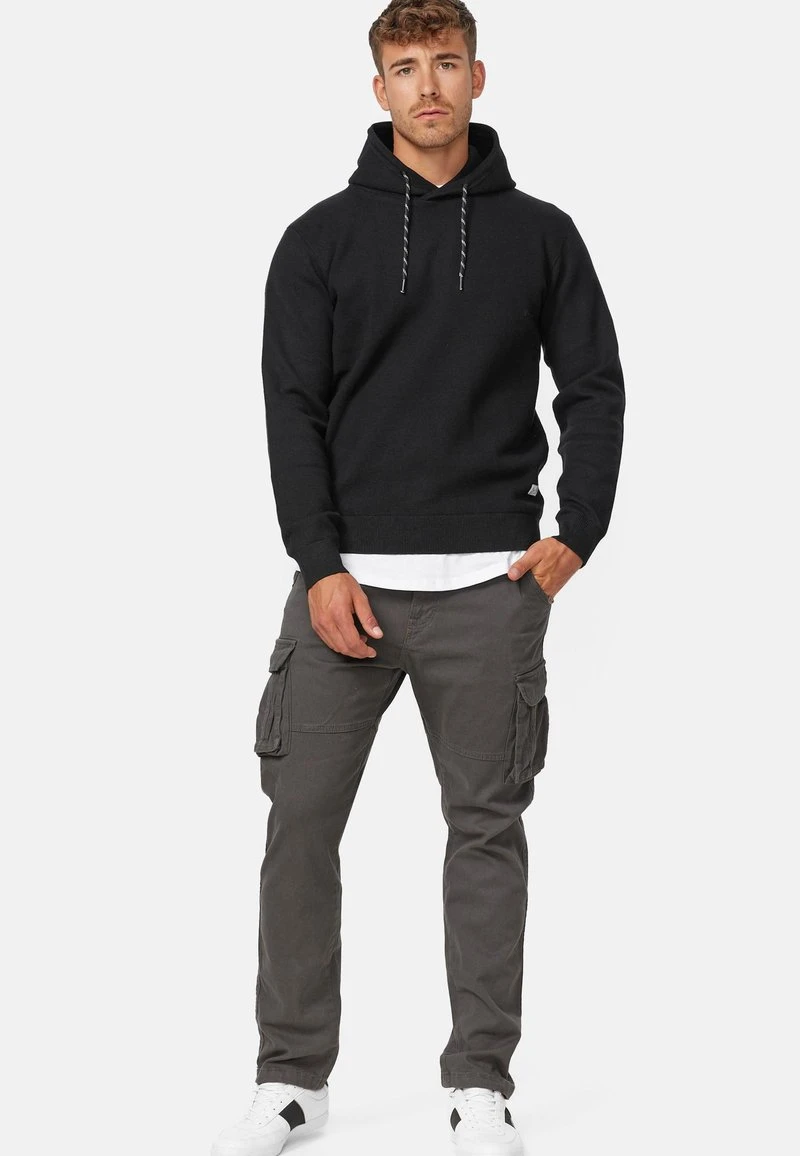 Indicode Jeans LONGVIEW - Kapuzenpullover - Black 2 Indicode Jeans LONGVIEW - Kapuzenpullover - Black – Bild 2