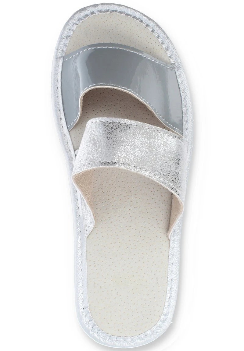 MAILAND-SOMMER - Pantolette Flach - Grau 3 MAILAND-SOMMER - Pantolette Flach - Grau – Bild 3