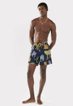 MULTI LEOPARD DRAWCORD - Badeshorts - Navy 11 MULTI LEOPARD DRAWCORD - Badeshorts - Navy -Friboo Verkauf Geschaft ff698b4eb5f94c258dfc51faf7c23c2e